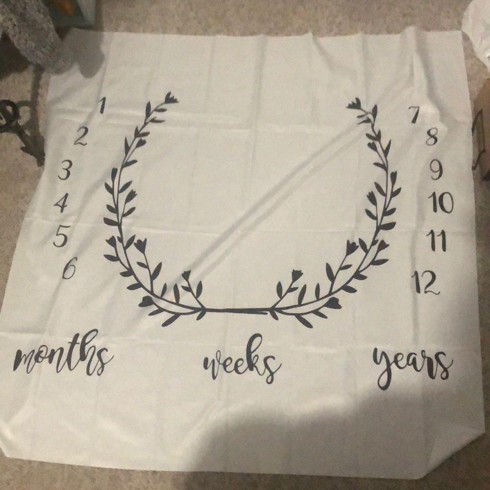 Baby age blanket